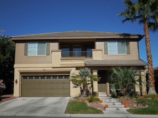 Exterior painting by CertaPro house painters in Summerlin, NV