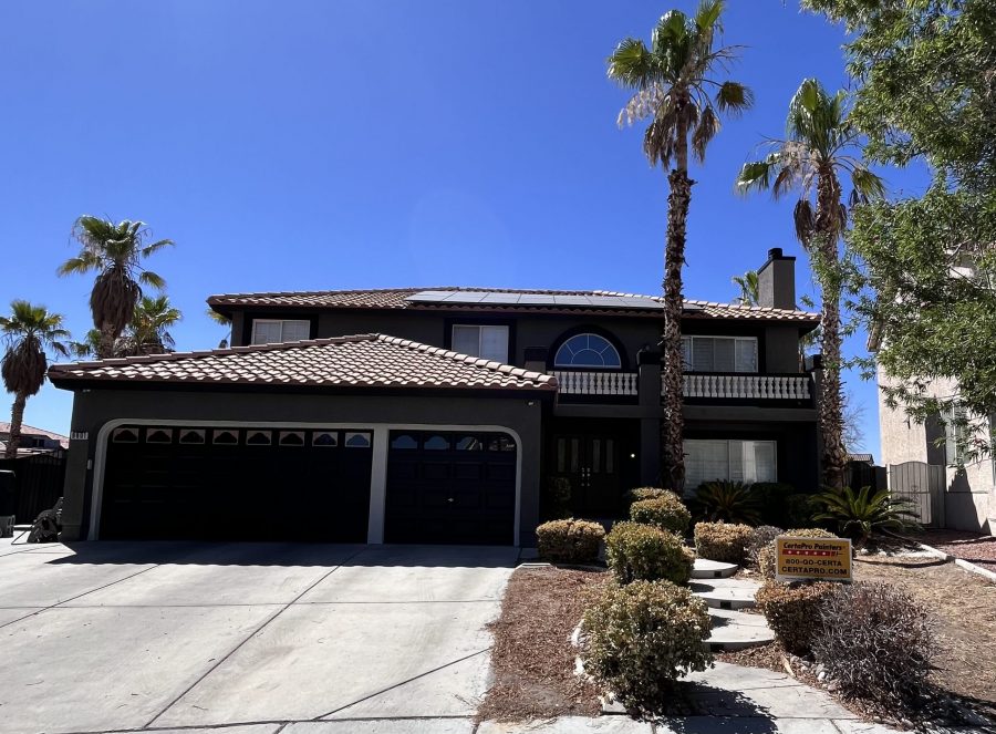 Las Vegas Residential Exterior Painting Project after photo