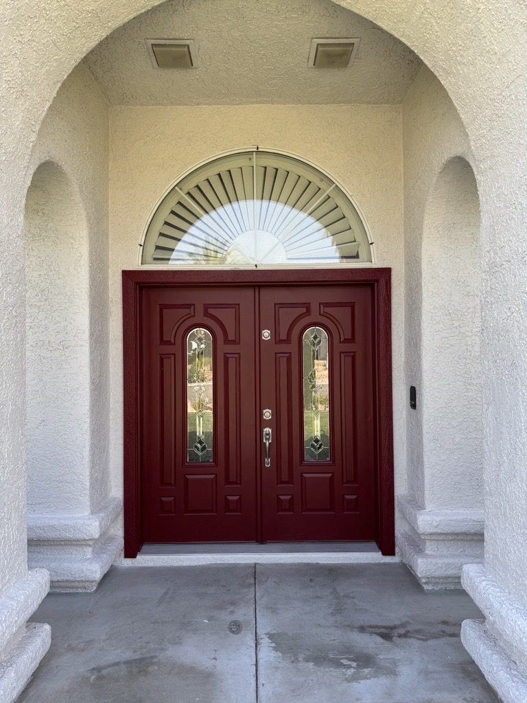 painted door