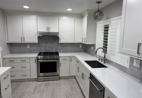 Kitchen Cabinet Painting Project