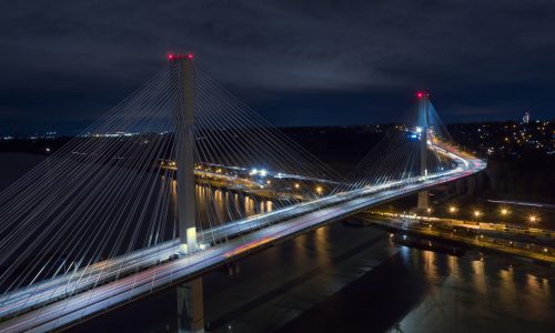 Surrey Bridge At Night