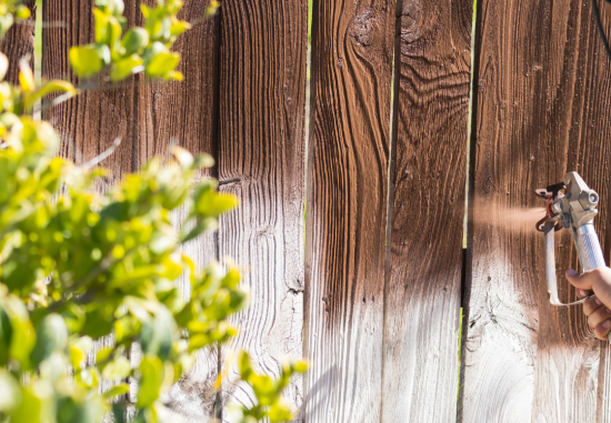 Fence Staining