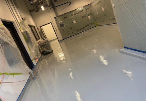 Epoxy flooring installed in Surrey pump station