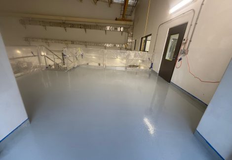 Pump Station Epoxy Flooring Project