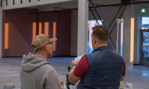 Gymnastics Facility Painting (During)