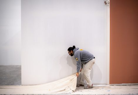 Gymnastics Facility Painting (During)