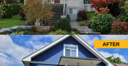 Exterior Makeover in New Westminster, BC