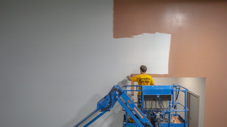 Gymnastics Facility Painting (During) Preview Image 15