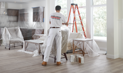 interior prep for painting