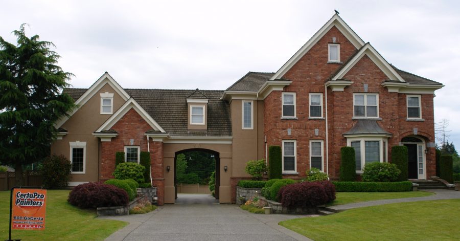 Exterior house painting by CertaPro painters in North Delta, BC