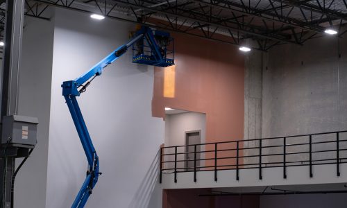 Gymnastics Facility Painting (During)