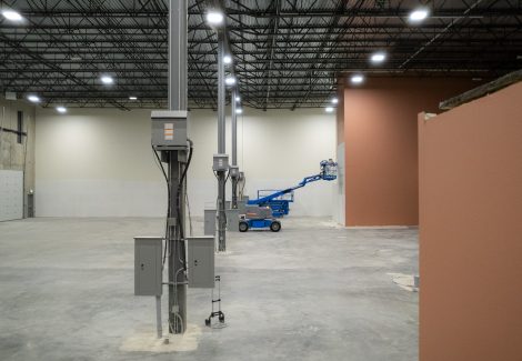 Gymnastics Facility Painting (During)