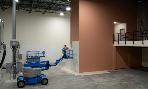 Gymnastics Facility Painting (During)