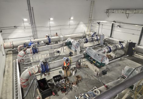 Epoxy flooring installed in Surrey pump station
