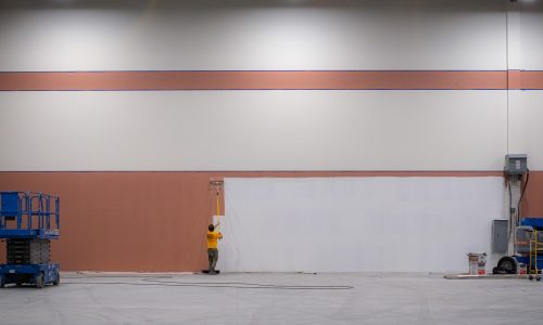 Gymnastics Facility Painting (During)