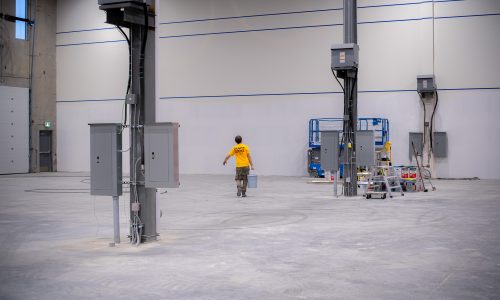 Gymnastics Facility Painting (Before)