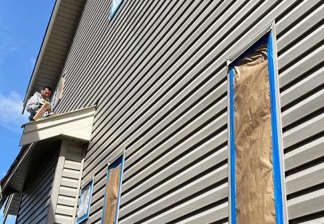 exterior during painting