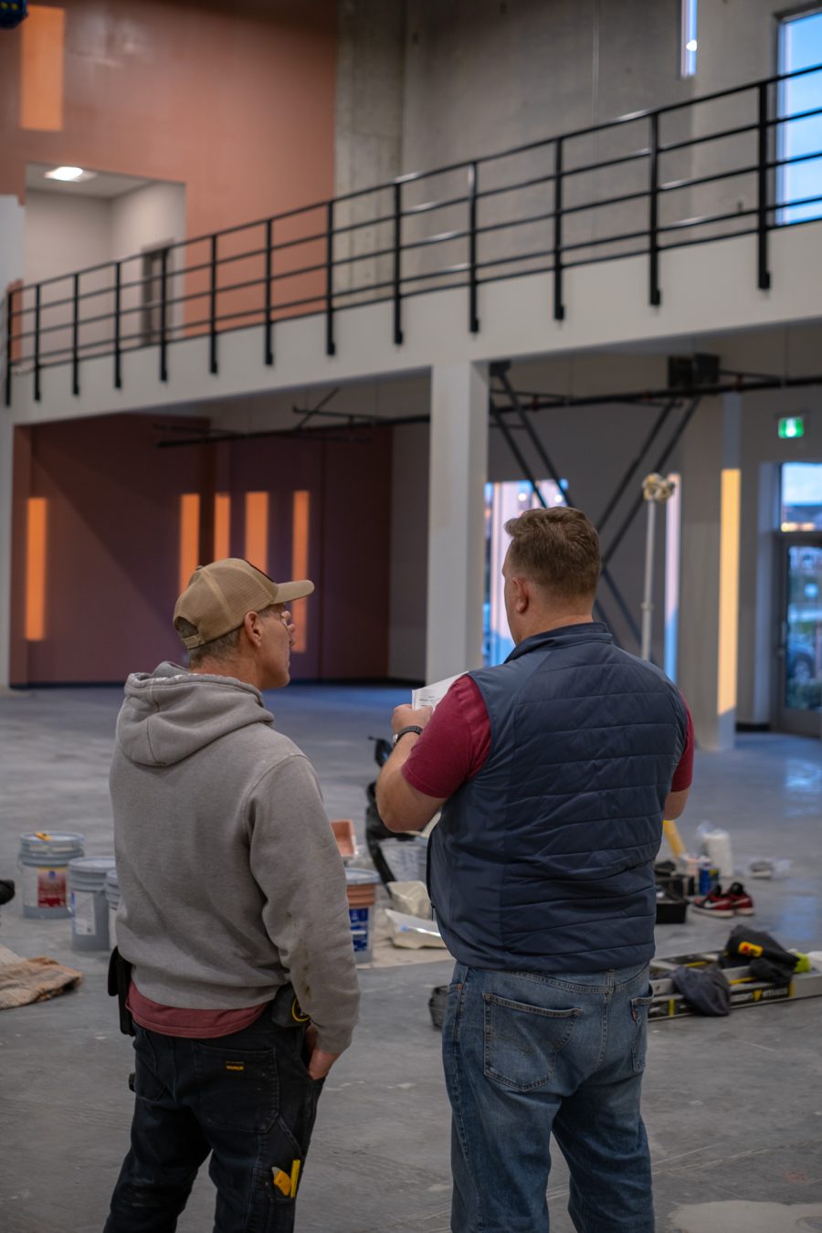 Gymnastics Facility Painting (During) Preview Image 11