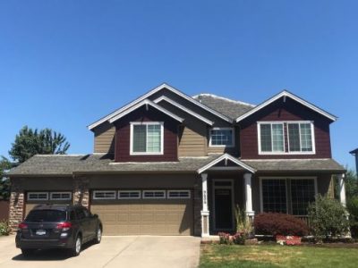 exterior house painting project
