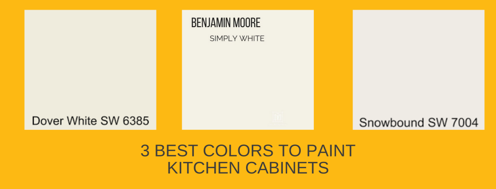 3 best colors to paint kitchen cabinets