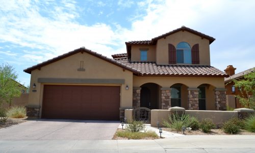 Stucco Brown Home