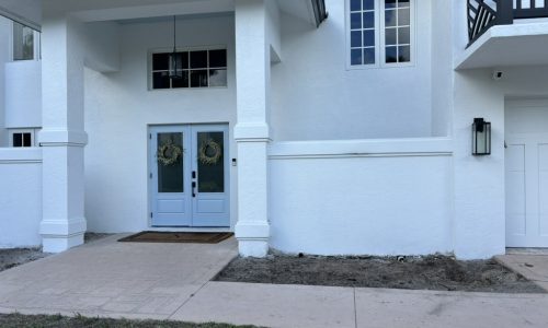 New Windows and Updated Stucco