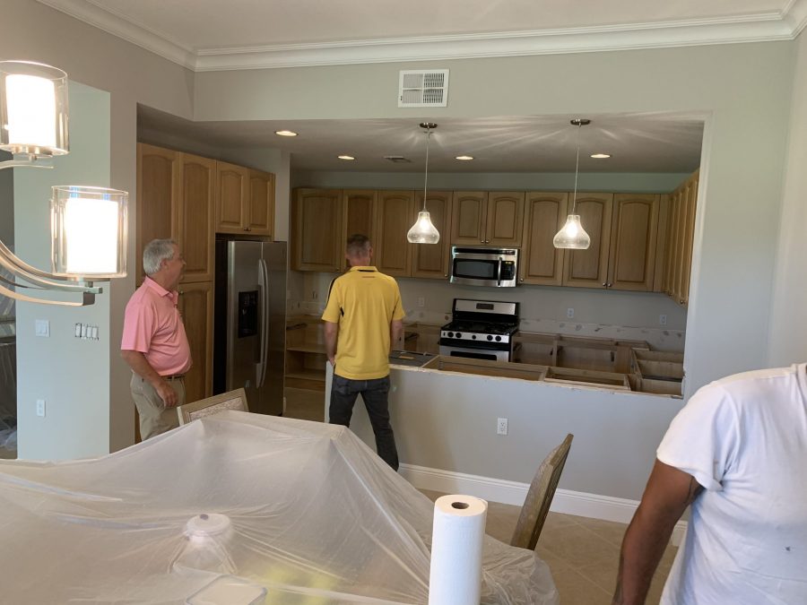 Cabinet Painting in Prep Preview Image 4