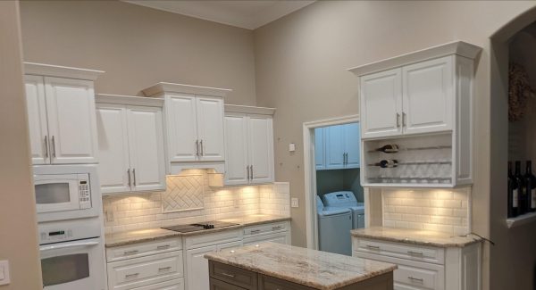 kitchen cabinets before painting