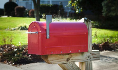 red mailbox