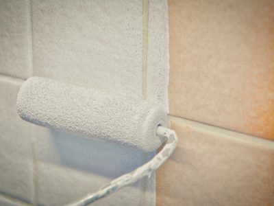 painting bathroom tiles