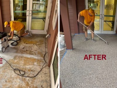before and after conservancy entrance