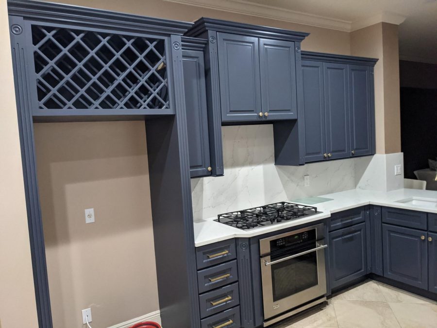 cabinet refurbishing navy