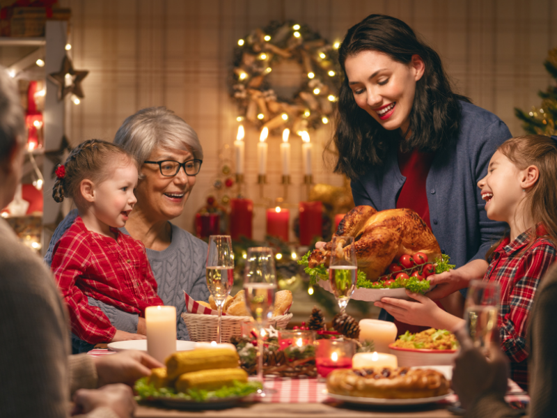 kitchen christmas celebration