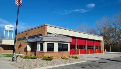 Liverpool NY Fire Station Painted Exterior