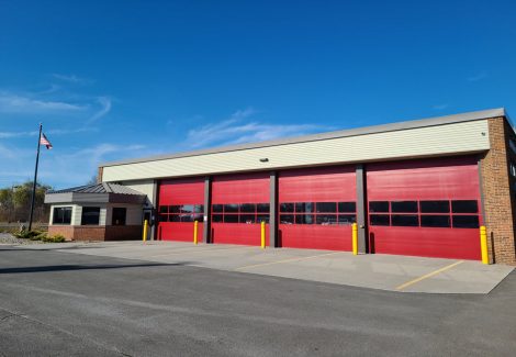 Painted Exterior Fire Station in Liverpool NY