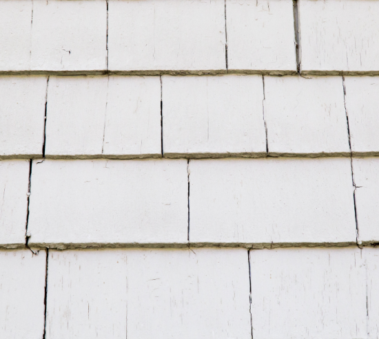 white cedar shakes close up