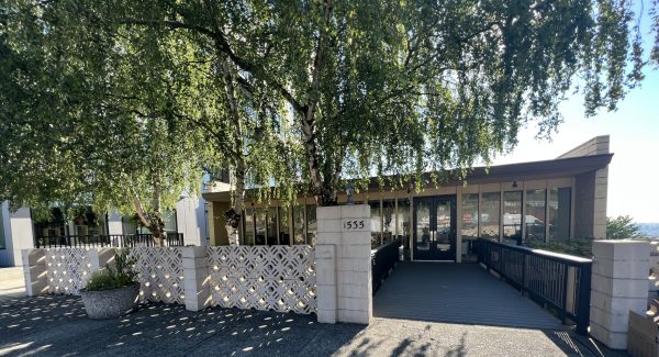 front of office building in tacoma