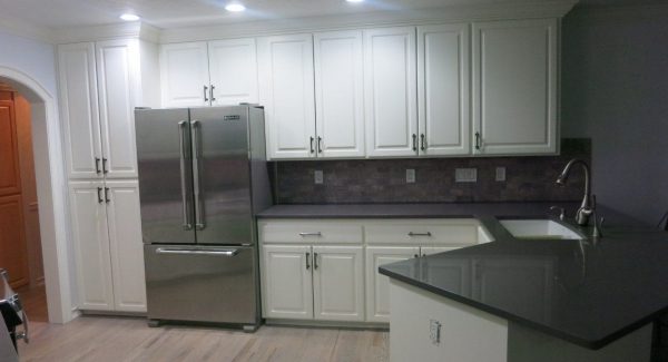 Cabinet Painting Project in Gig Harbor