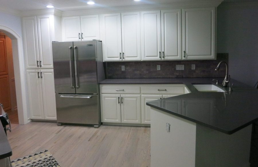 Cabinet Painting Project in Gig Harbor