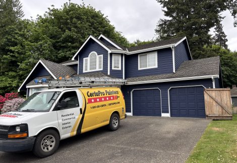 Residential Exterior Painting with Color Change