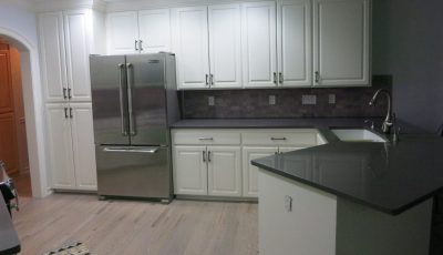 Cabinet Painting Project in Gig Harbor