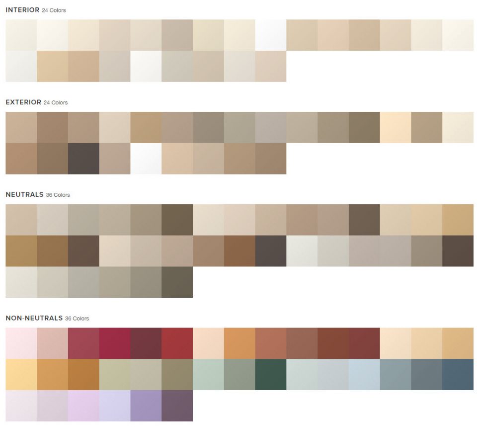 Dunnedwards Color Chart