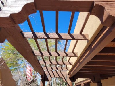 Residential Exterior | Pergola Painting Project