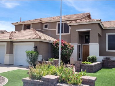 large arizona home after exterior painting