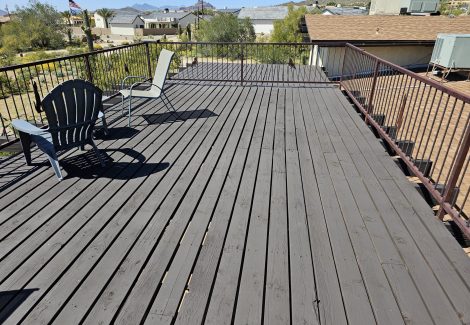 Residential Solid Deck Staining