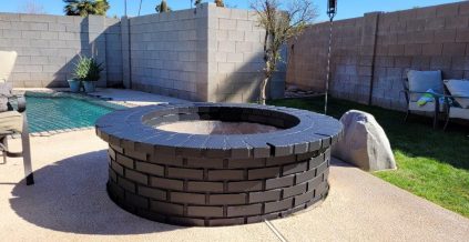 Residential Exterior | Firepit Painting Project ...