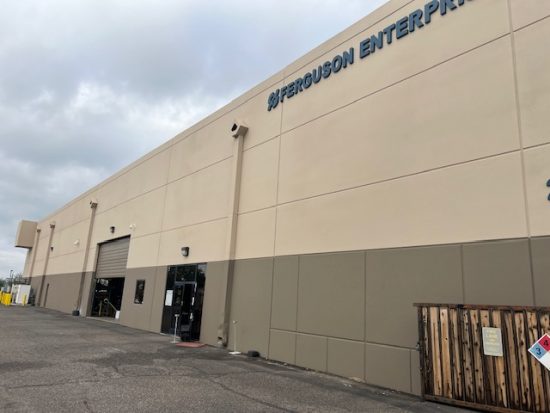 Ferguson enterprises building with new paint and protective coating