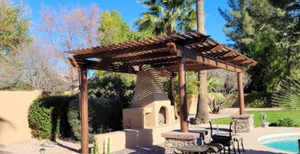Residential Exterior | Pergola Painting Project ...