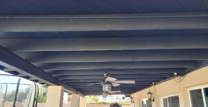 Back Awning After Exterior Painting