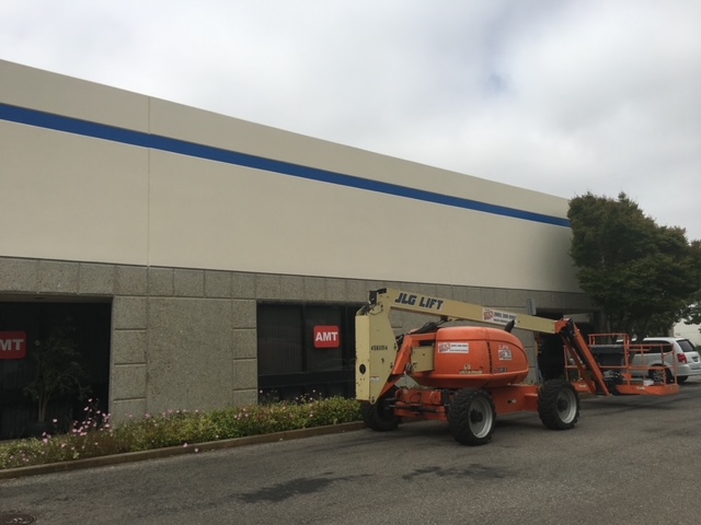 Finished Side Exterior of Painted Warehouse in Camarillo CA by CertaPro